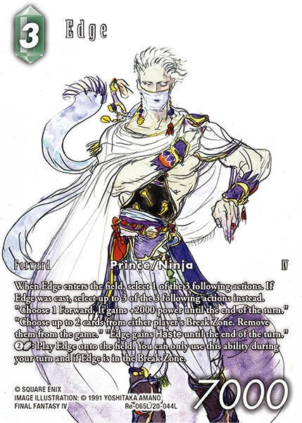 Image for Edge (Full Art) (Re-065L/20-044L) (Legacy Collection) - Final Fantasy TCG