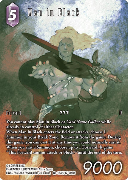Image for Man in Black (Full Art) (Re-133H/17-096H) (Legacy Collection) - Final Fantasy TCG