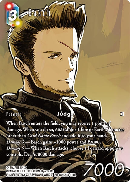 Image for Basch (Full Art) (Re-184L/18-111L) (Legacy Collection) - Final Fantasy TCG