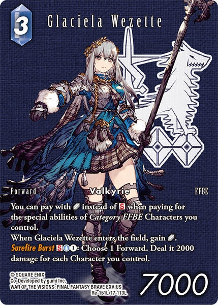 Image for Glaciela Wezette (Full Art) (Re-151L/17-113L) (Legacy Collection) - Final Fantasy TCG