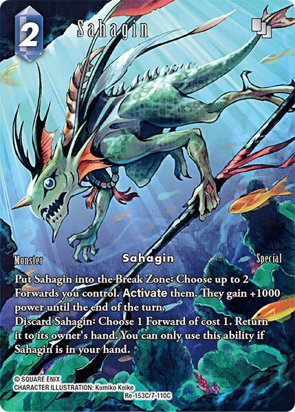 Image for Sahagin (Full Art) (Re-153C/7-110C) (Legacy Collection) - Final Fantasy TCG