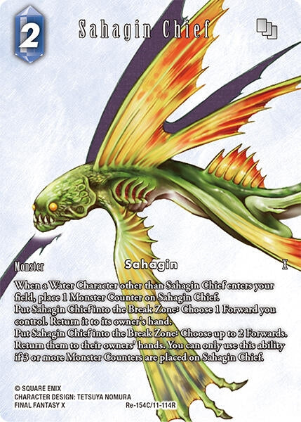 Image for Sahagin Chief (Full Art) (Re-154C/11-114R) (Legacy Collection) - Final Fantasy TCG
