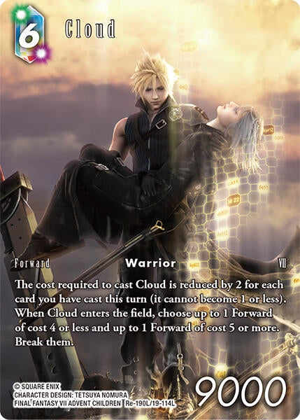 Image for Cloud (Re-190L/19-114L) (Full Art) (Re-190L/19-114L) (Legacy Collection) - Final Fantasy TCG