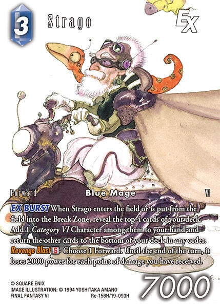 Image for Strago EX (Full Art) (Re-156H/19-093H) (Legacy Collection) - Final Fantasy TCG