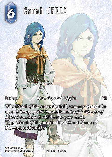 Image for Sarah (FFL) (Full Art) (Re-157C/12-099R) (Legacy Collection) - Final Fantasy TCG