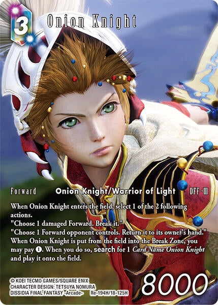 Image for Onion Knight (Full Art) (Re-194H/18-125H) (Legacy Collection) - Final Fantasy TCG
