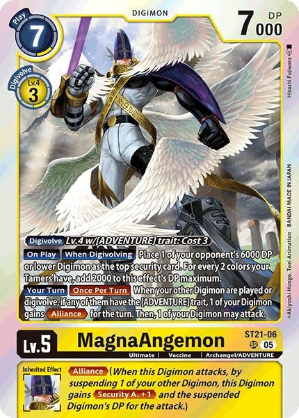 Image for MagnaAngemon (ST21-06 SR) (Starter Deck 21: Hero of Hope) - Digimon Card Game
