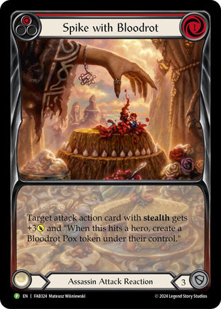 Image for Spike with Bloodrot - FAB324 (FAB324) (Flesh and Blood: Promo Cards) - Flesh and Blood TCG