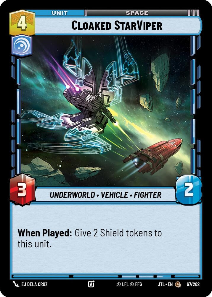 Image for Cloaked StarViper (067/262) (Jump to Lightspeed) - Star Wars: Unlimited