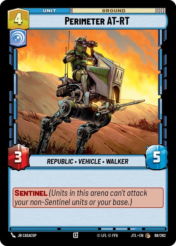 Image for Perimeter AT-RT (068/262) (Jump to Lightspeed) - Star Wars: Unlimited