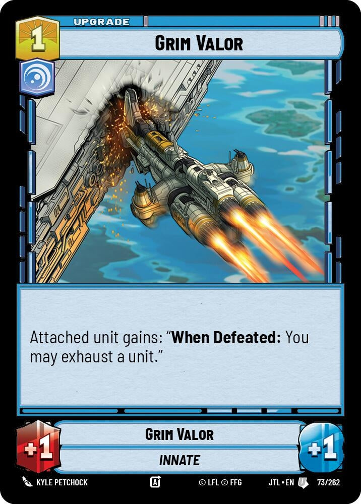 Image for Grim Valor (073/262) (Jump to Lightspeed) - Star Wars: Unlimited
