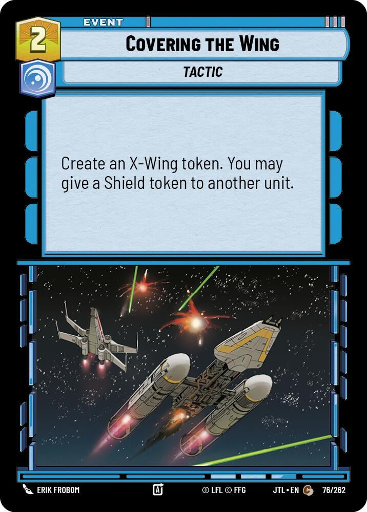 Image for Covering the Wing (076/262) (Jump to Lightspeed) - Star Wars: Unlimited