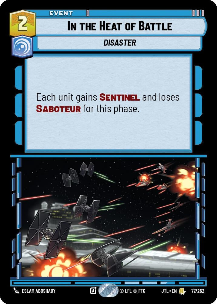 Image for In the Heat of Battle (077/262) (Jump to Lightspeed) - Star Wars: Unlimited