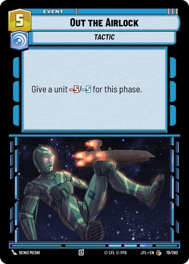 Image for Out the Airlock (079/262) (Jump to Lightspeed) - Star Wars: Unlimited