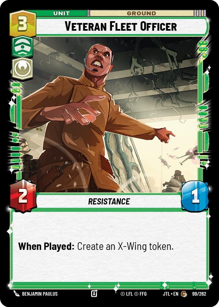 Image for Veteran Fleet Officer (099/262) (Jump to Lightspeed) - Star Wars: Unlimited