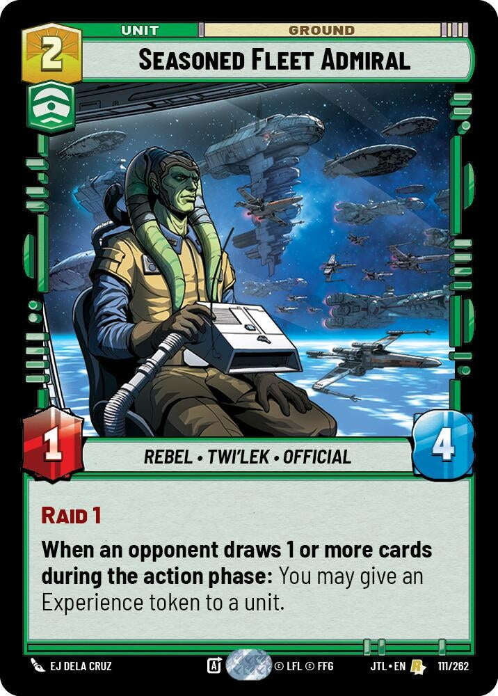 Image for Seasoned Fleet Admiral (111/262) (Jump to Lightspeed) - Star Wars: Unlimited