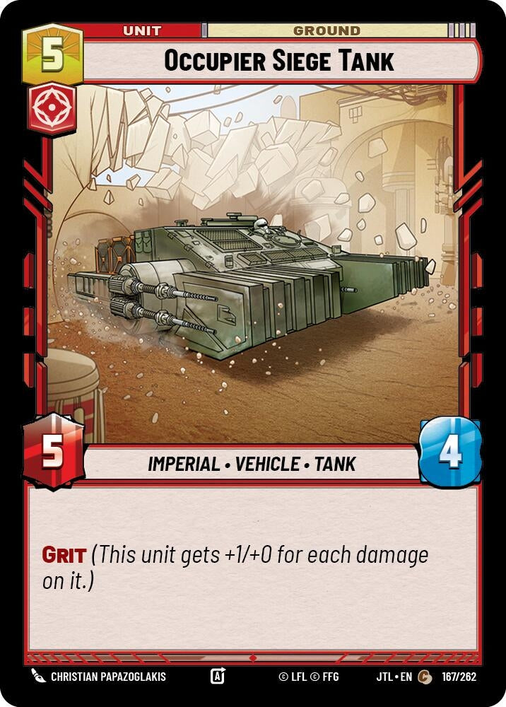 Image for Occupier Siege Tank (167/262) (Jump to Lightspeed) - Star Wars: Unlimited