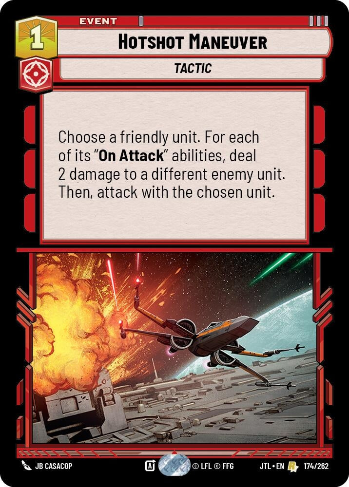 Image for Hotshot Maneuver (174/262) (Jump to Lightspeed) - Star Wars: Unlimited