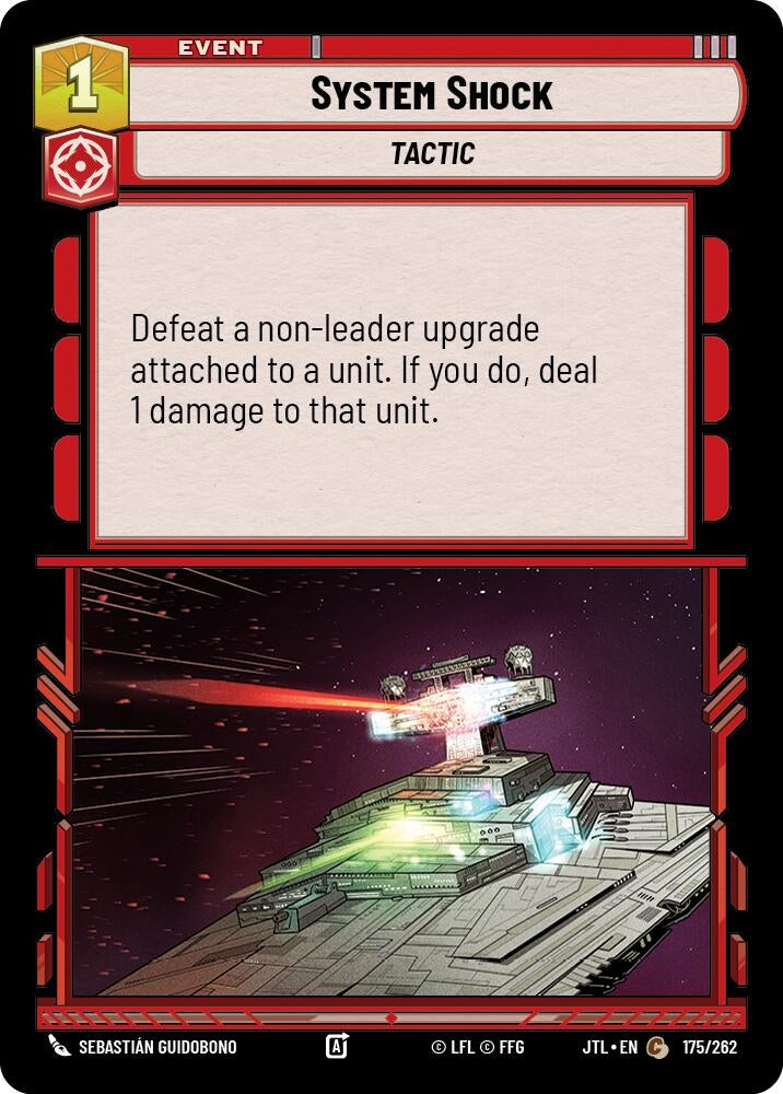 Image for System Shock (175/262) (Jump to Lightspeed) - Star Wars: Unlimited