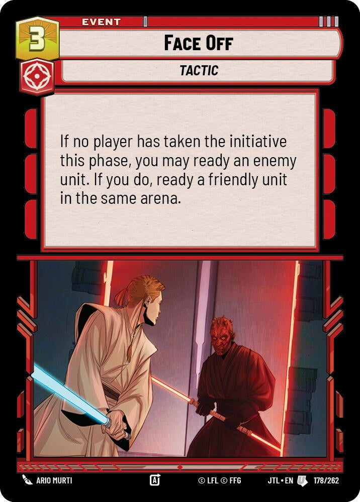 Image for Face Off (178/262) (Jump to Lightspeed) - Star Wars: Unlimited