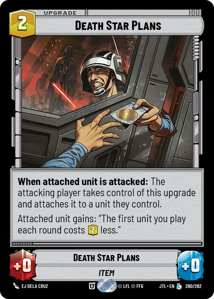 Image for Death Star Plans (260/262) (Jump to Lightspeed) - Star Wars: Unlimited