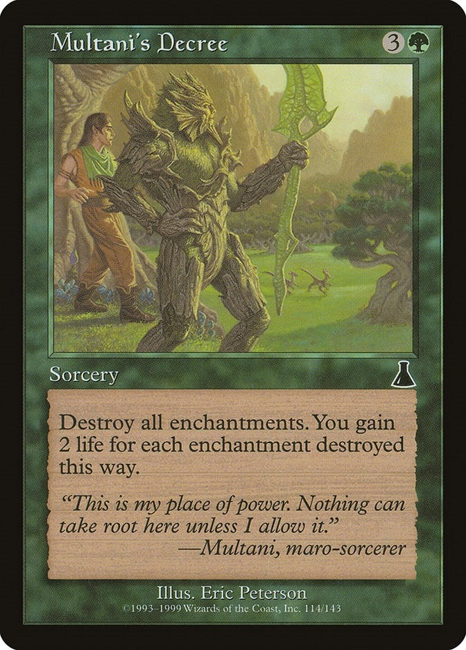 Multani’s Decree (114) [UDS] - MTG Single