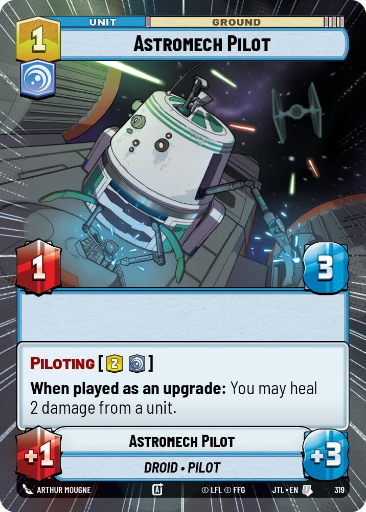 Image for Astromech Pilot (Hyperspace) (319) (Jump to Lightspeed) - Star Wars: Unlimited