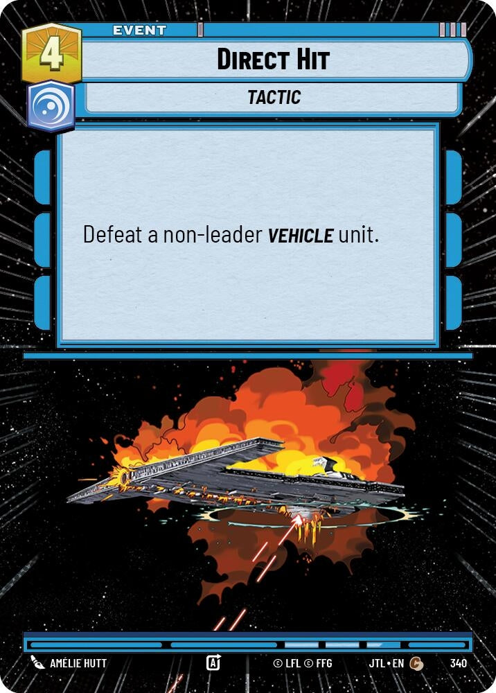 Image for Direct Hit (Hyperspace) (340) (Jump to Lightspeed) - Star Wars: Unlimited