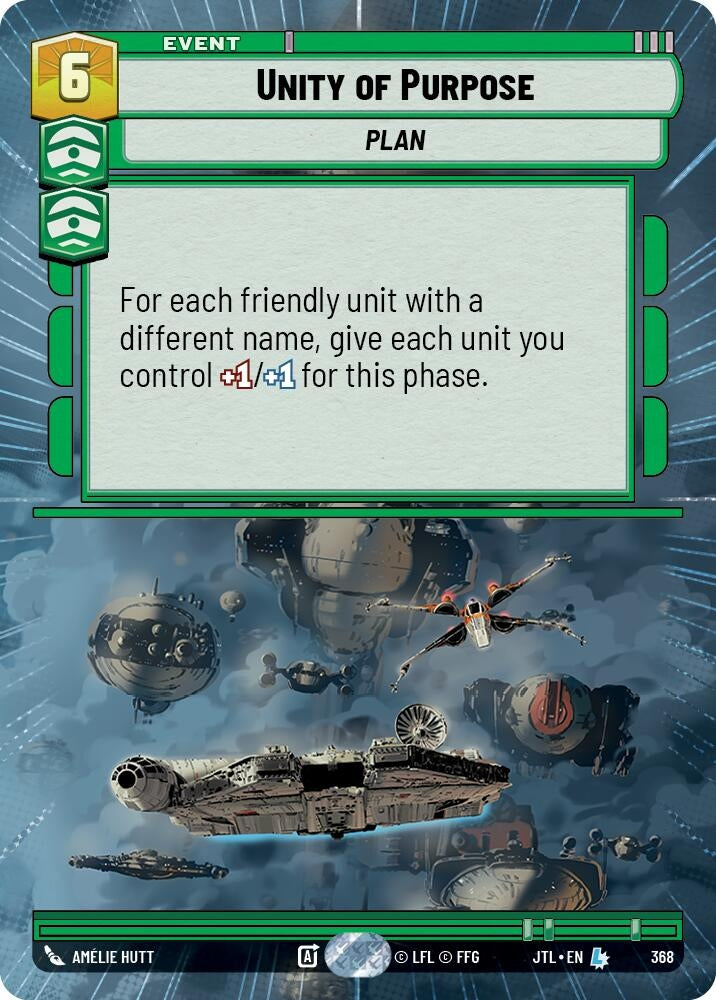 Image for Unity of Purpose (Hyperspace) (368) (Jump to Lightspeed) - Star Wars: Unlimited