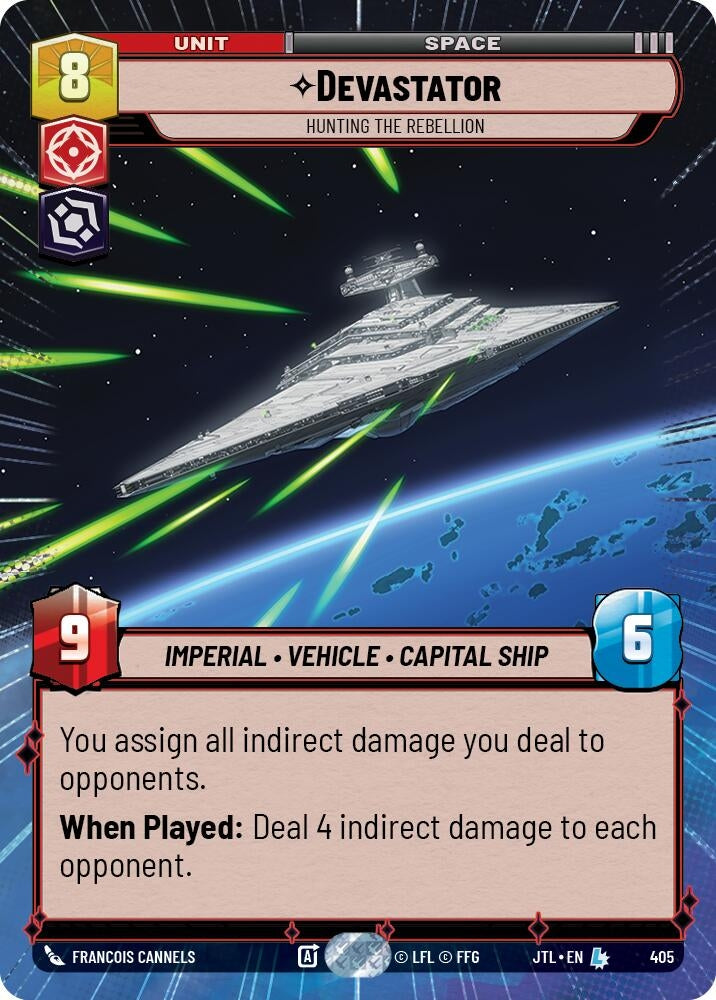 Image for Devastator - Hunting the Rebellion (Hyperspace) (405) (Jump to Lightspeed) - Star Wars: Unlimited