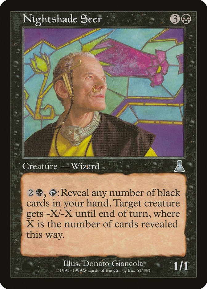 Nightshade Seer (63) [UDS] - MTG Single