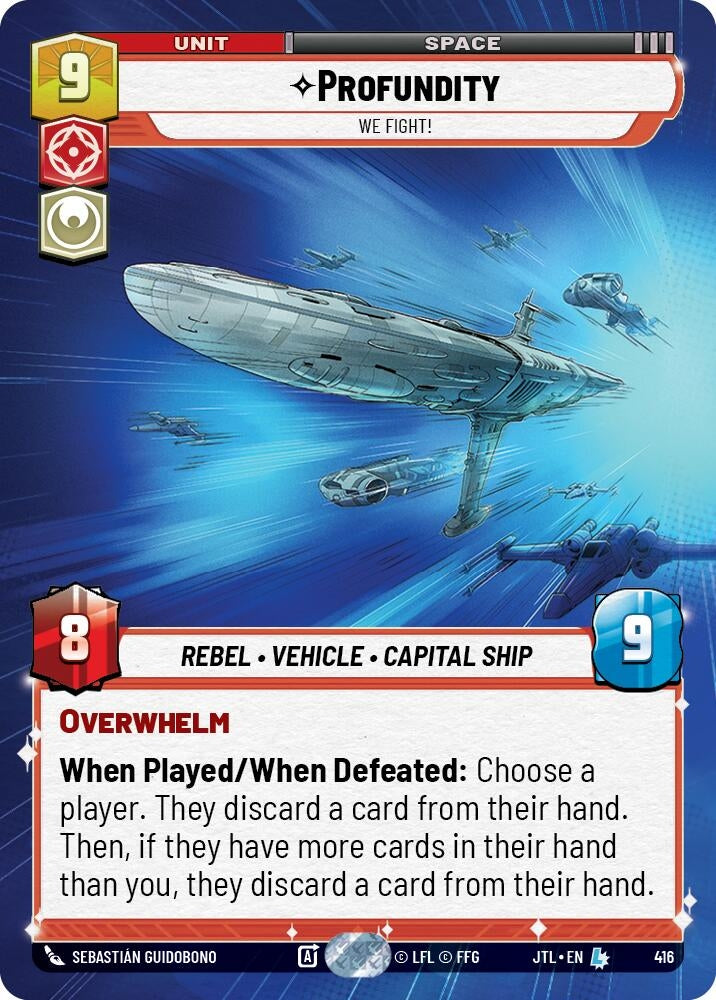 Image for Profundity - We Fight! (Hyperspace) (416) (Jump to Lightspeed) - Star Wars: Unlimited