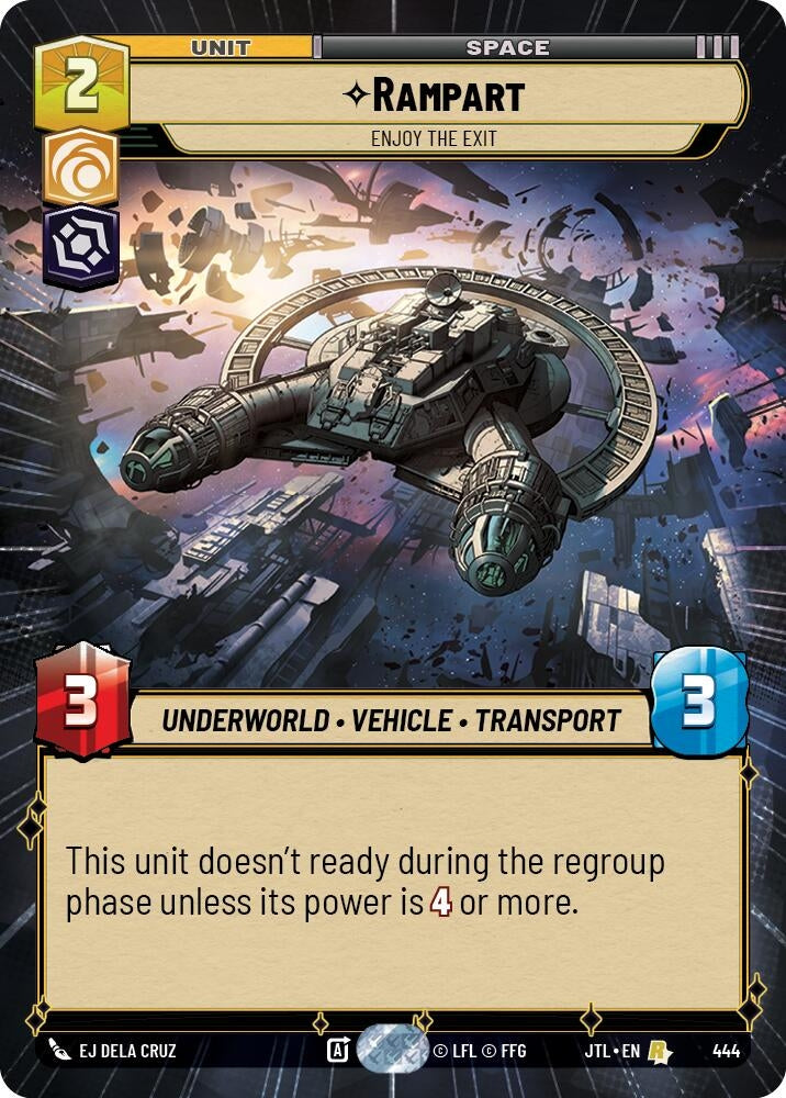 Image for Rampart - Enjoy the Exit (Hyperspace) (444) (Jump to Lightspeed) - Star Wars: Unlimited