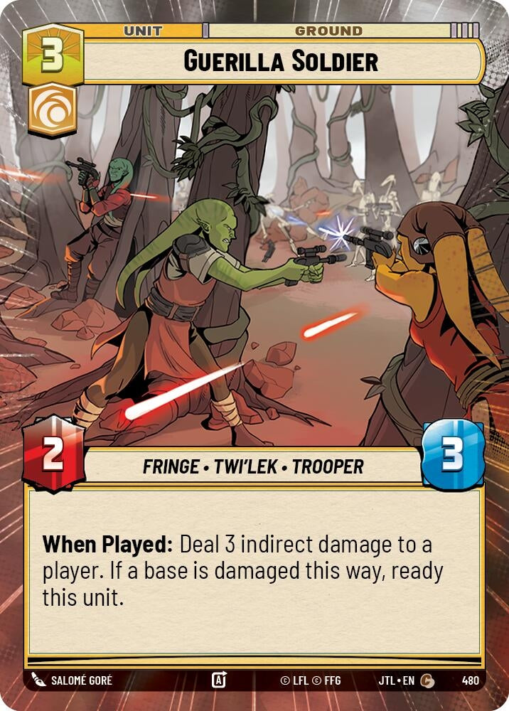 Image for Guerilla Soldier (Hyperspace) (480) (Jump to Lightspeed) - Star Wars: Unlimited