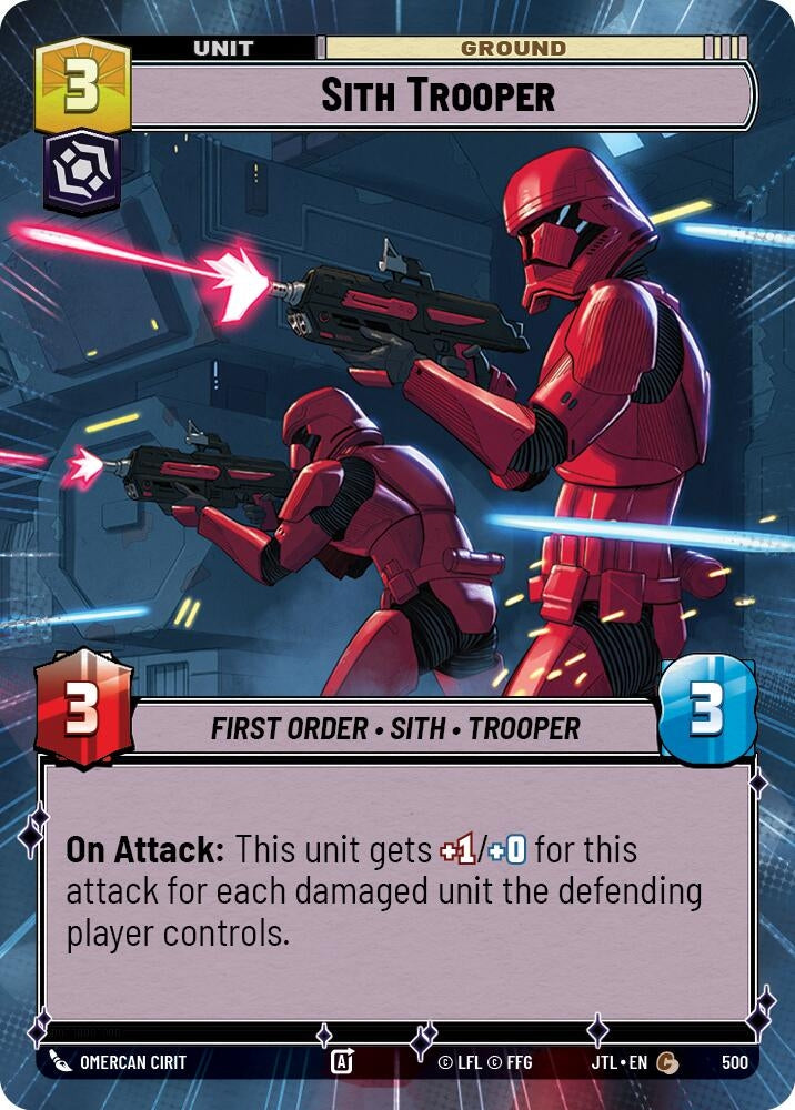 Image for Sith Trooper (Hyperspace) (500) (Jump to Lightspeed) - Star Wars: Unlimited