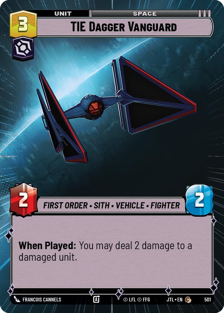 Image for TIE Dagger Vanguard (Hyperspace) (501) (Jump to Lightspeed) - Star Wars: Unlimited