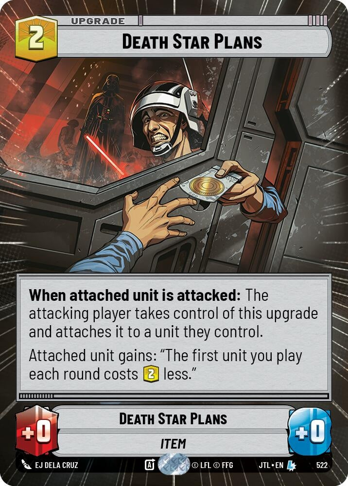 Image for Death Star Plans (Hyperspace) (522) (Jump to Lightspeed) - Star Wars: Unlimited