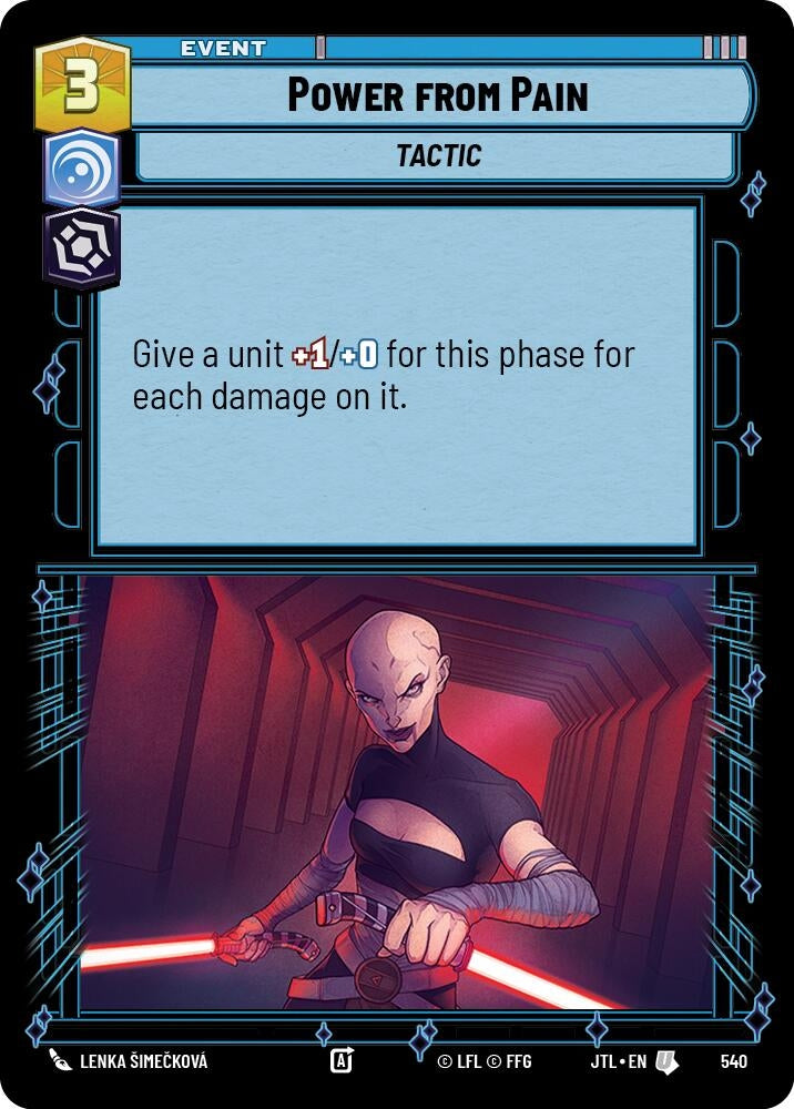 Image for Power from Pain (Foil) (540) (Jump to Lightspeed) - Star Wars: Unlimited