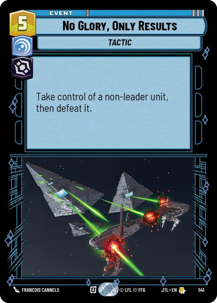 Image for No Glory, Only Results (Foil) (541) (Jump to Lightspeed) - Star Wars: Unlimited