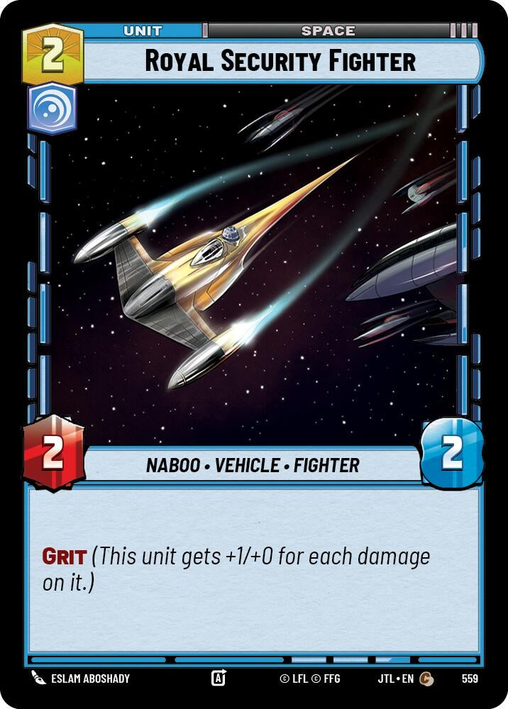Image for Royal Security Fighter (Foil) (559) (Jump to Lightspeed) - Star Wars: Unlimited