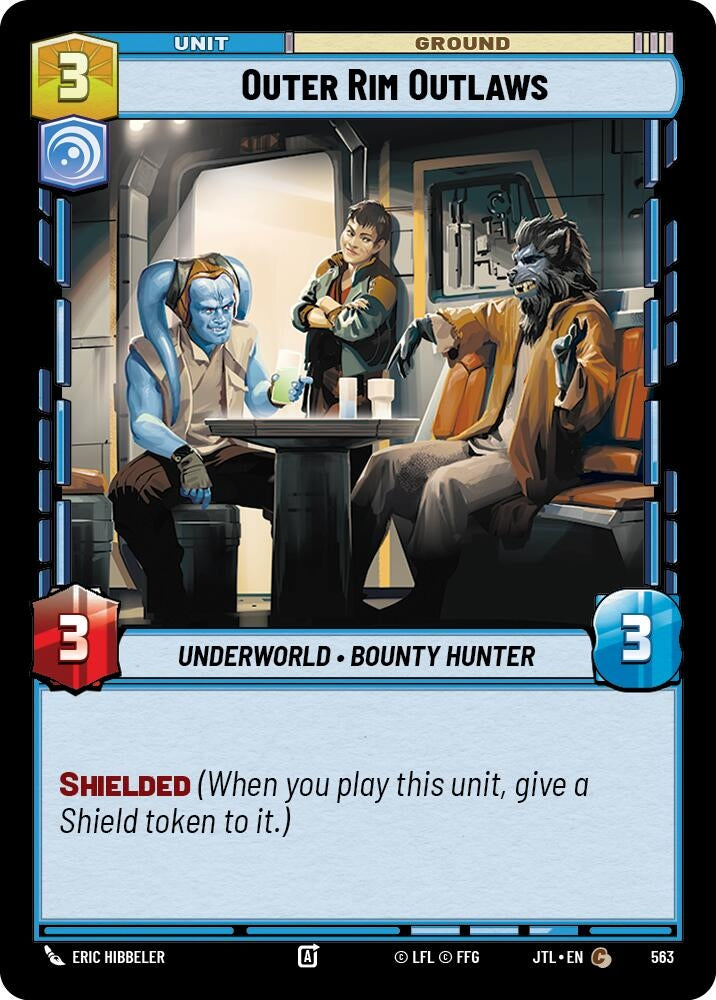 Image for Outer Rim Outlaws (Foil) (563) (Jump to Lightspeed) - Star Wars: Unlimited