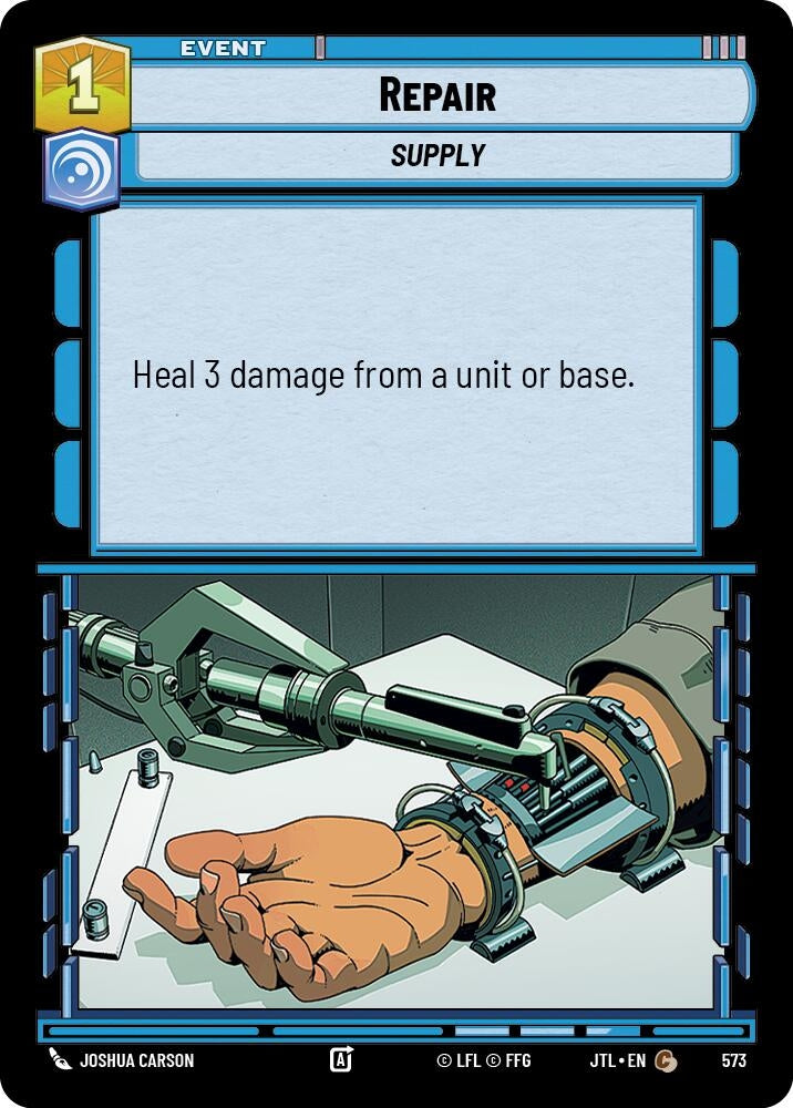 Image for Repair (Foil) (573) (Jump to Lightspeed) - Star Wars: Unlimited