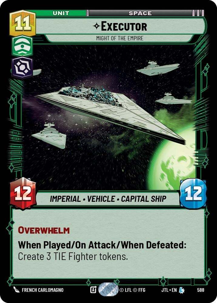 Image for Executor - Might of the Empire (Foil) (588) (Jump to Lightspeed) - Star Wars: Unlimited