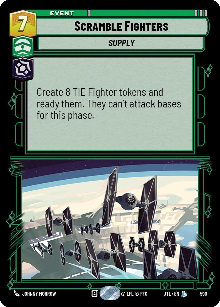 Image for Scramble Fighters (Foil) (590) (Jump to Lightspeed) - Star Wars: Unlimited