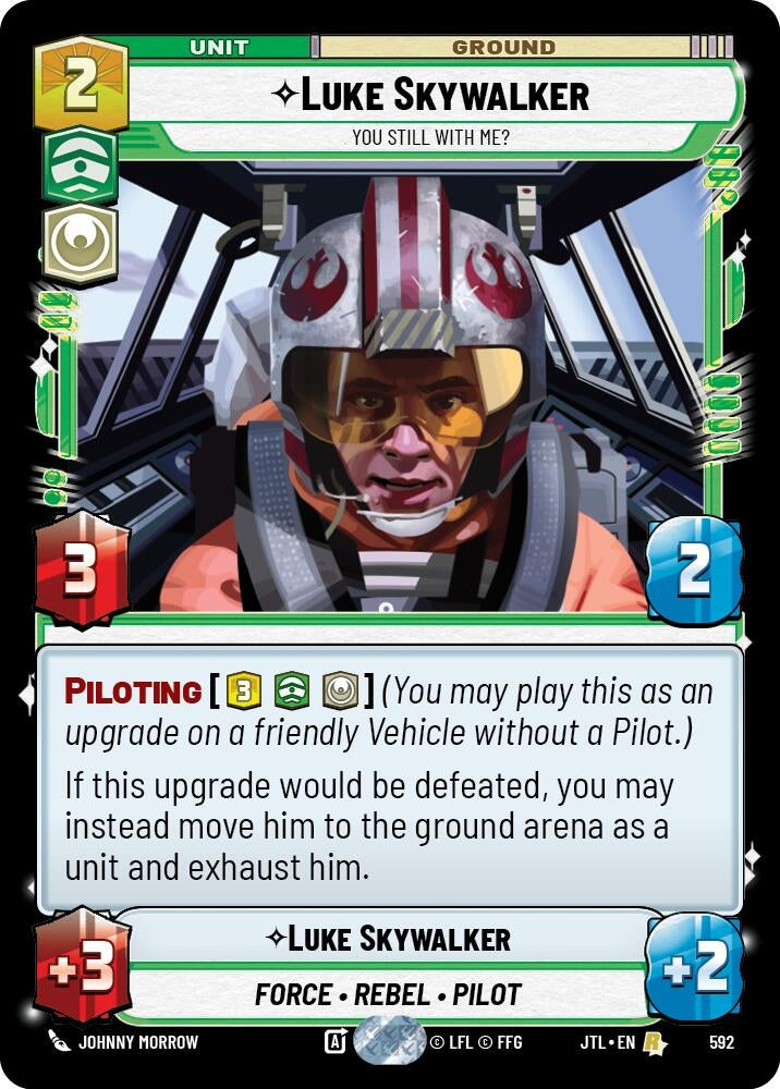 Image for Luke Skywalker - You Still With Me? (Foil) (592) (Jump to Lightspeed) - Star Wars: Unlimited