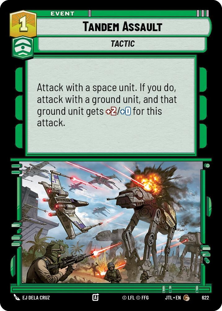 Image for Tandem Assault (Foil) (622) (Jump to Lightspeed) - Star Wars: Unlimited