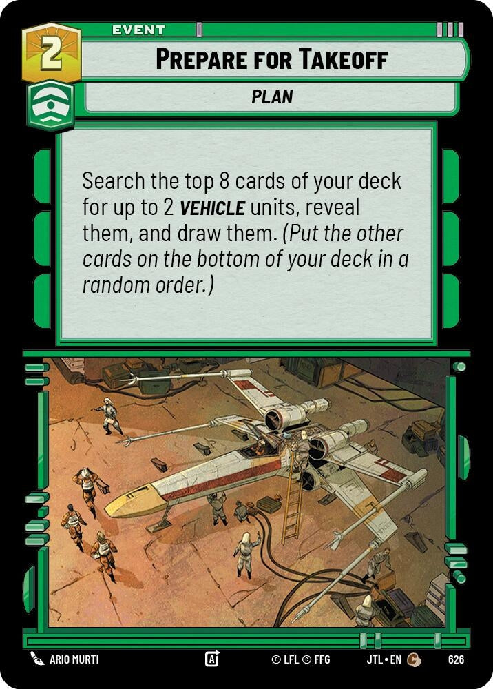 Image for Prepare for Takeoff (Foil) (626) (Jump to Lightspeed) - Star Wars: Unlimited