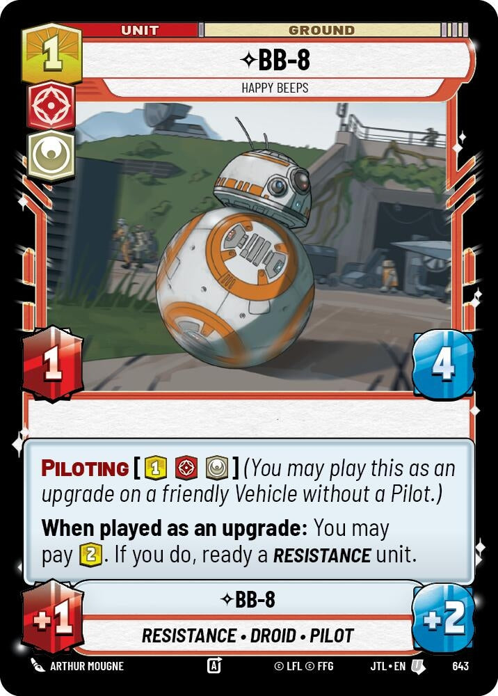 Image for BB-8 - Happy Beeps (Foil) (643) (Jump to Lightspeed) - Star Wars: Unlimited