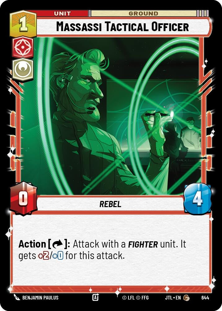 Image for Massassi Tactical Officer (Foil) (644) (Jump to Lightspeed) - Star Wars: Unlimited
