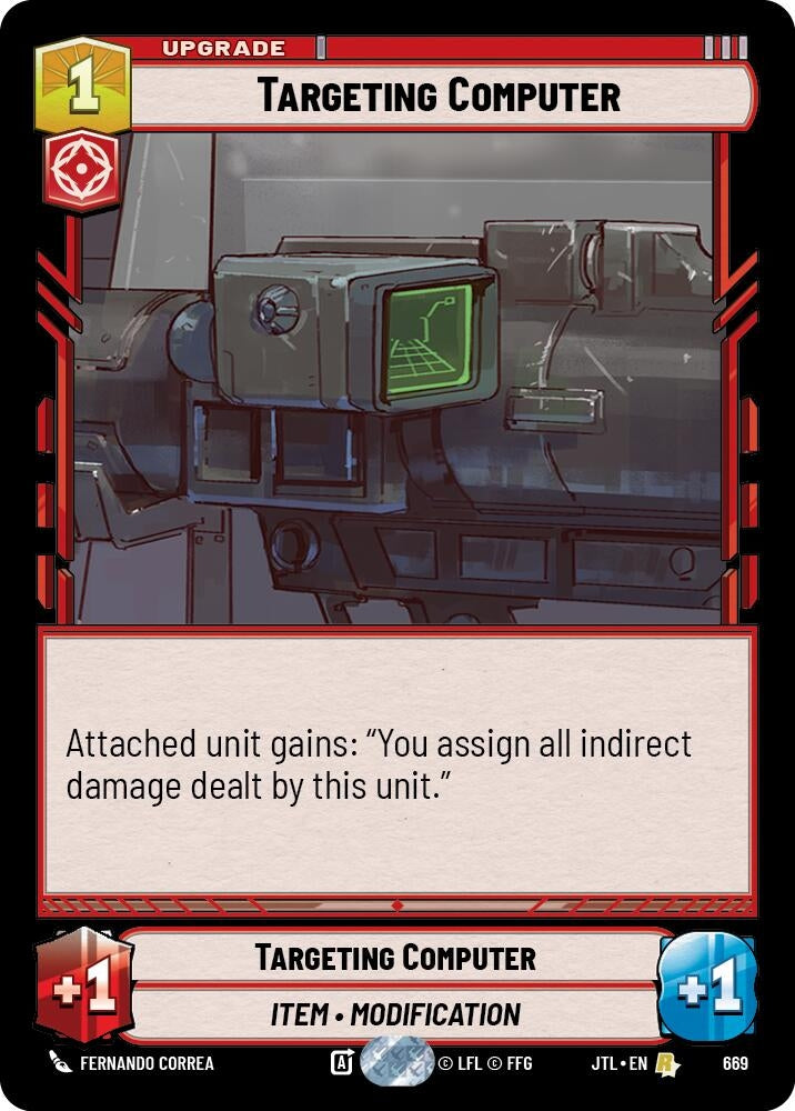 Image for Targeting Computer (Foil) (669) (Jump to Lightspeed) - Star Wars: Unlimited